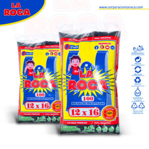 Corporacion-la-roca - -100-bolsas-de-polietileno-12-x-16